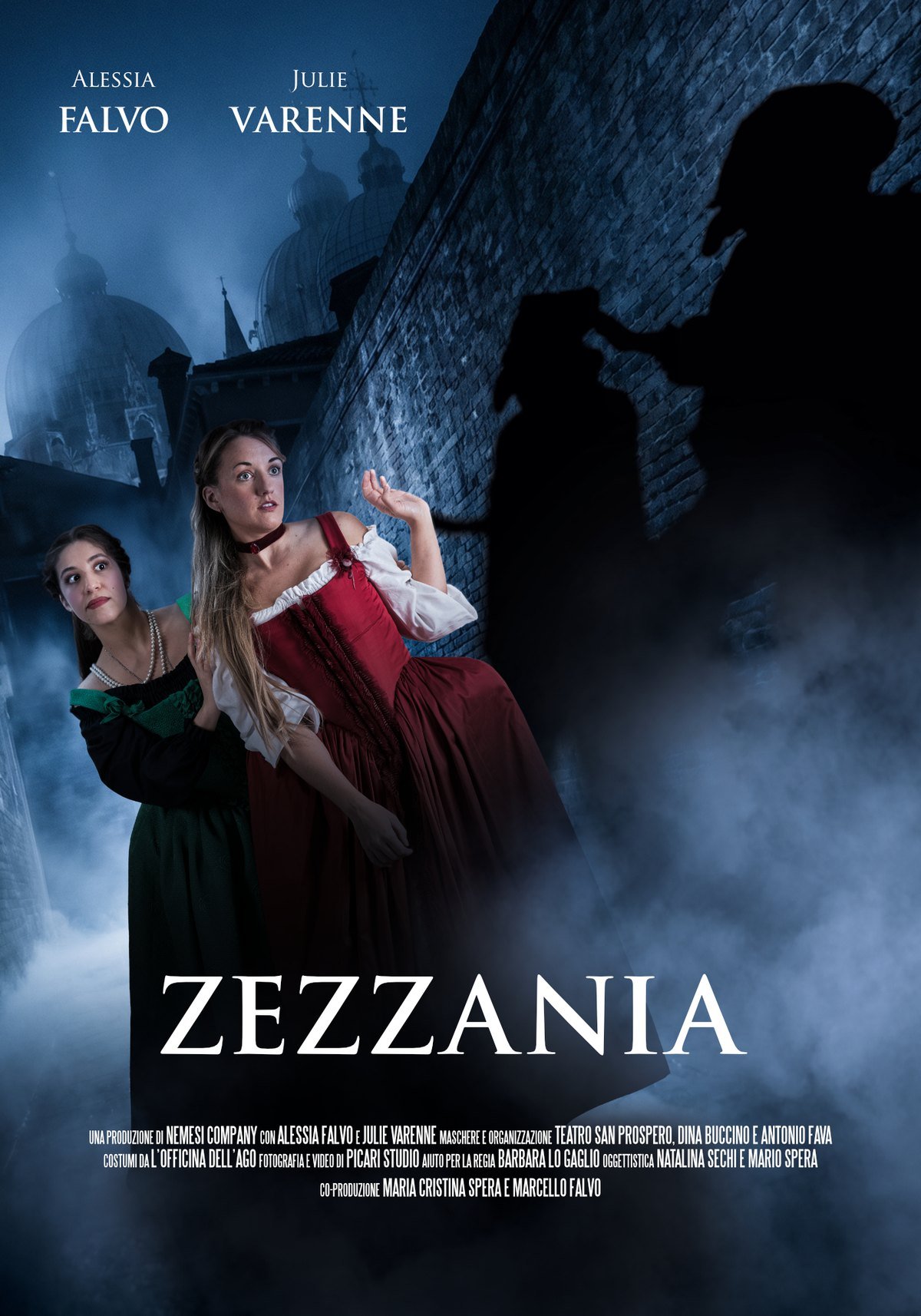 Zezzania im Teatro San Prospero, Picari Studio, Plakat